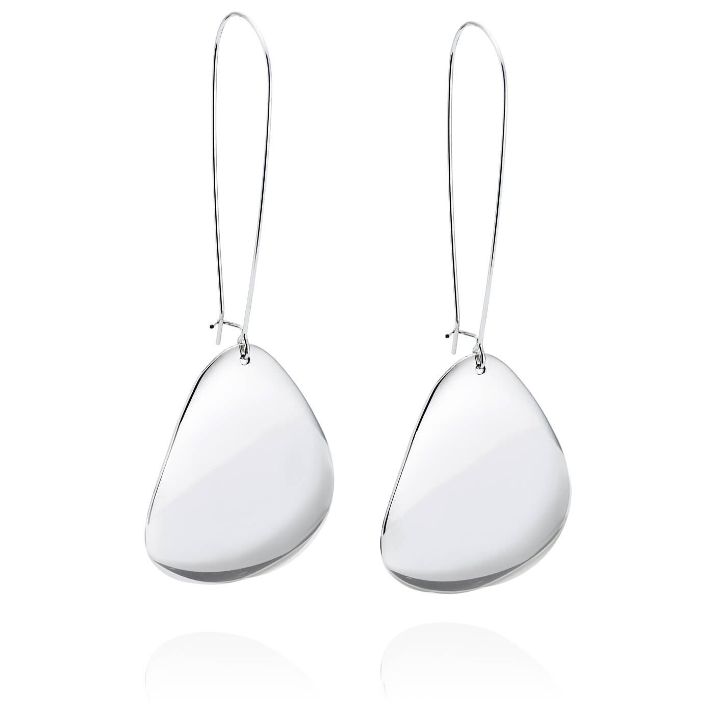 Rose Petal Oorbel Zilver