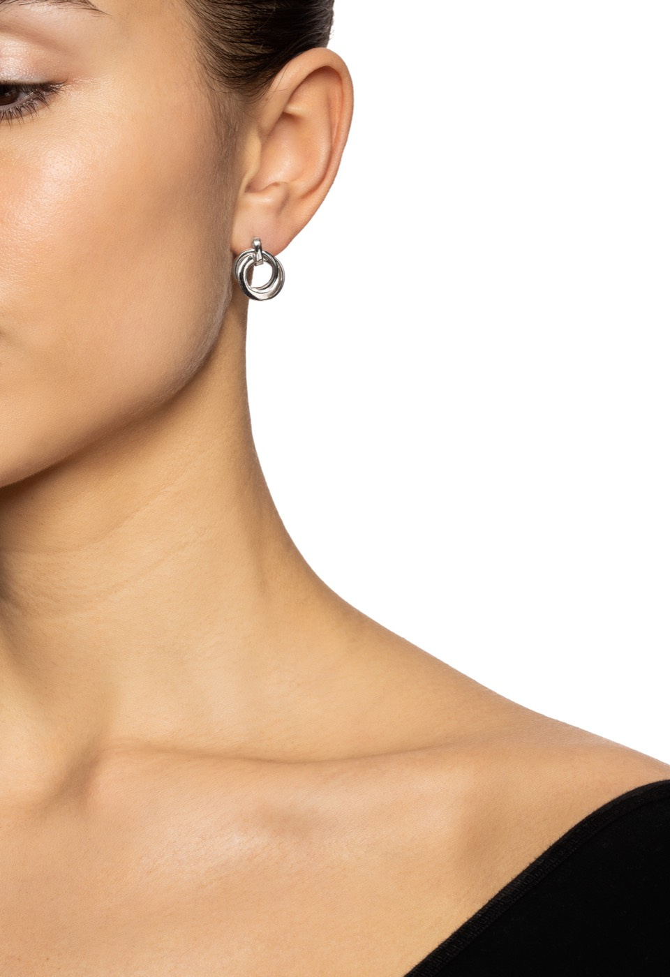 Twosome Oorbel Zilver