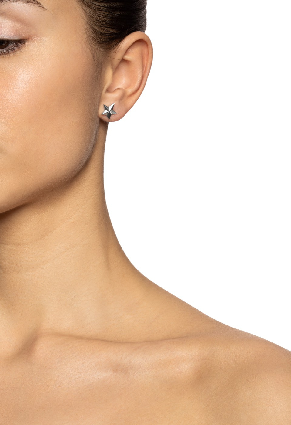 Catch A Falling Star Oorbel Zilver