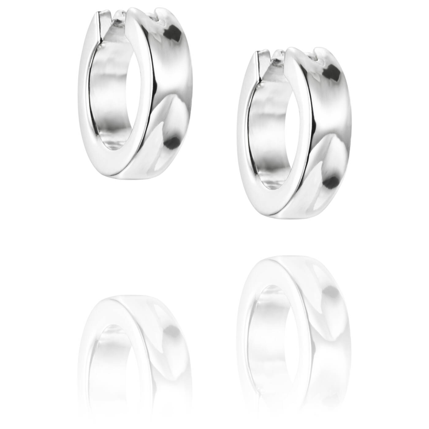 Little Moonwalk Hoops Oorbel Zilver