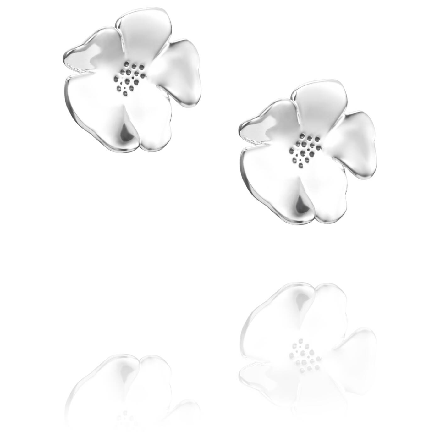 Violet Oorbel Zilver