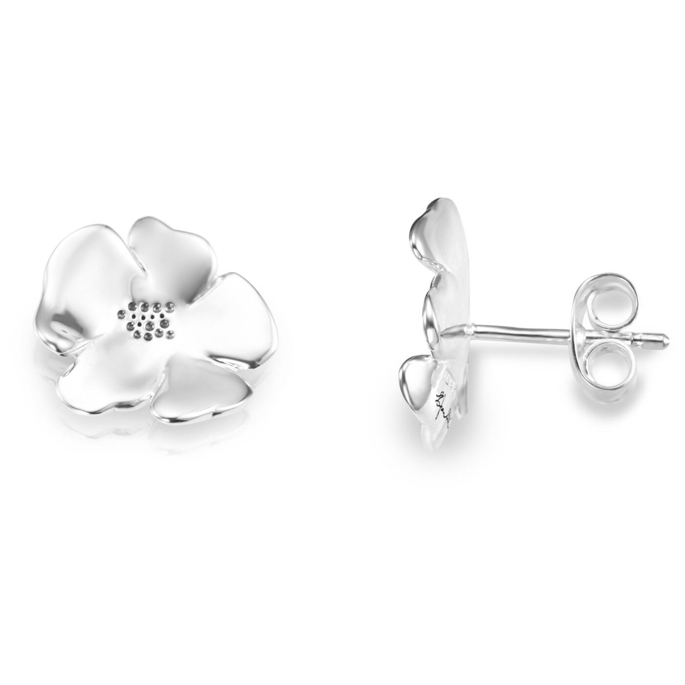 Violet Oorbel Zilver