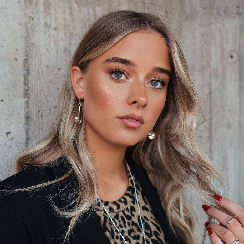 Amor Fati Globe - Crystal Quart Oorbel Zilver