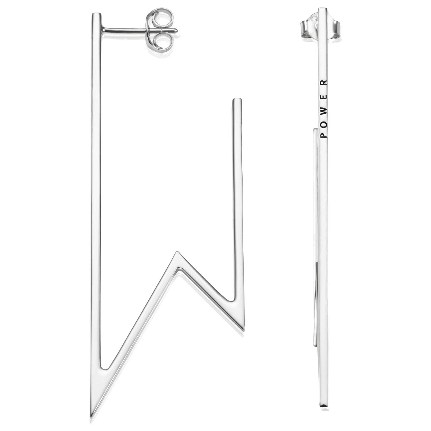 Women Power Oorbel Zilver