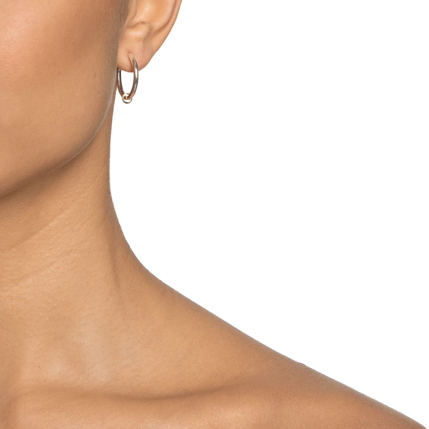 101 Hoops Oorbel Zilver