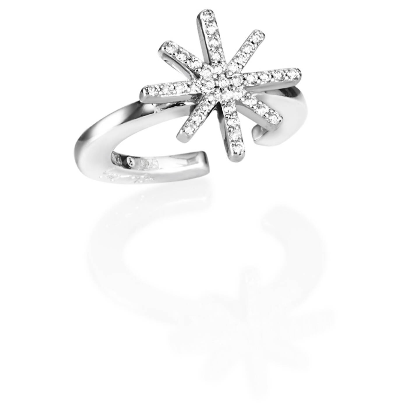 Beam & Stars Oorbel Zilver