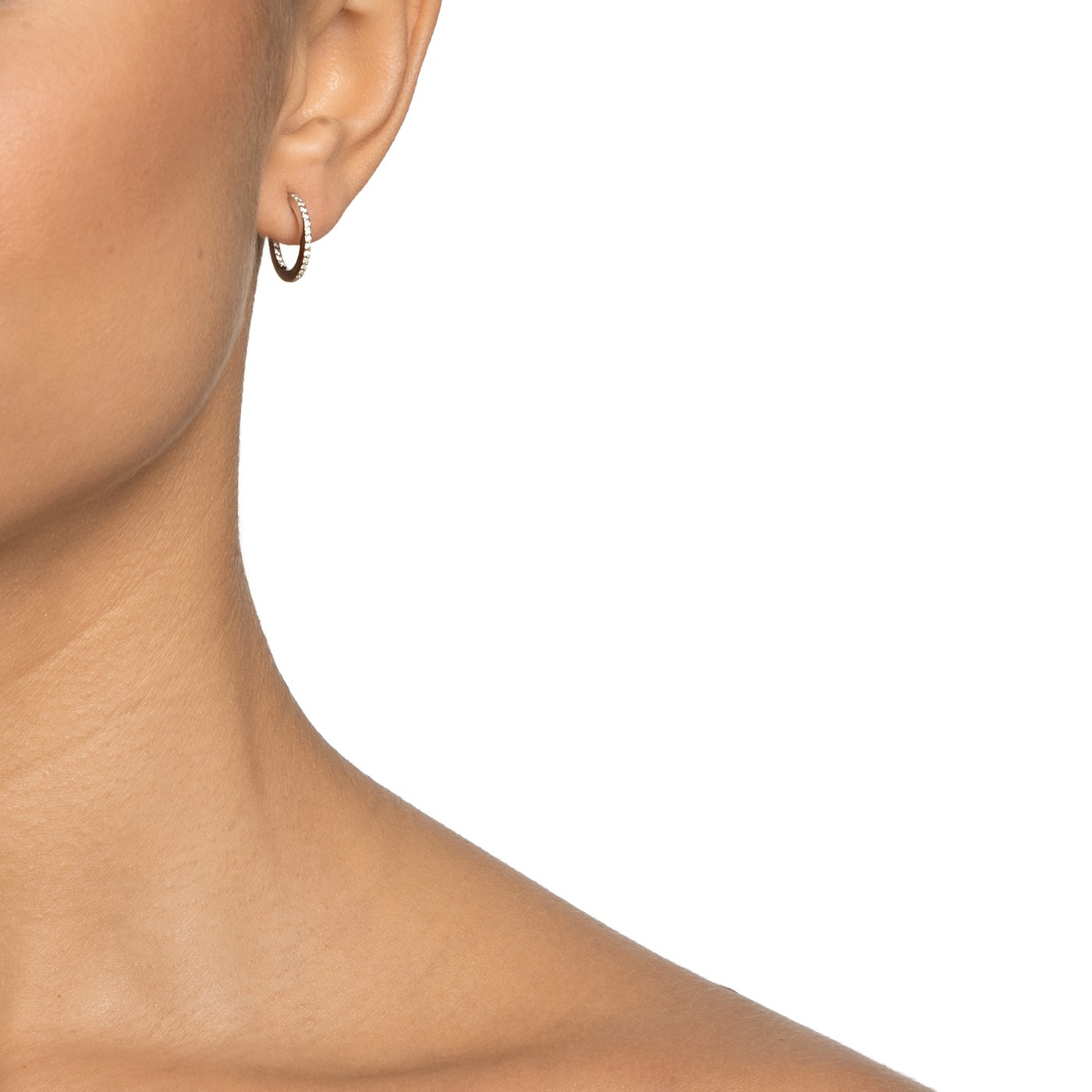 Star Hoops Oorbel Zilver