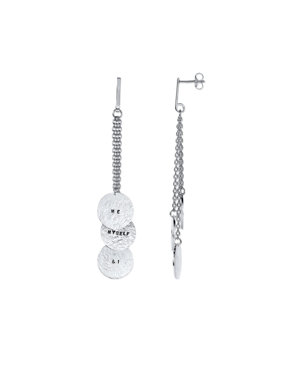 Multi Me Myself & I Oorbel Zilvers