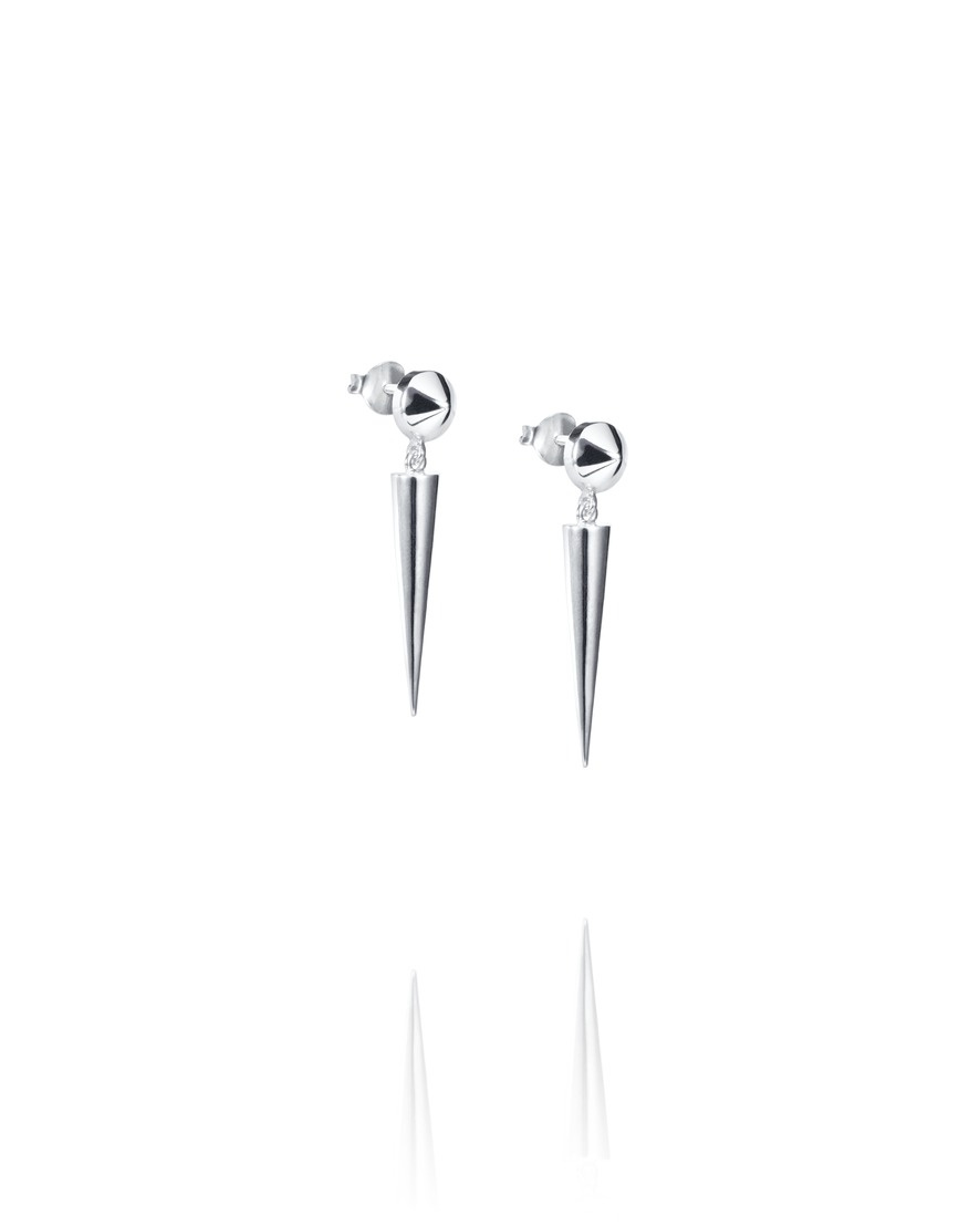 Spike It Up Oorbel Zilver