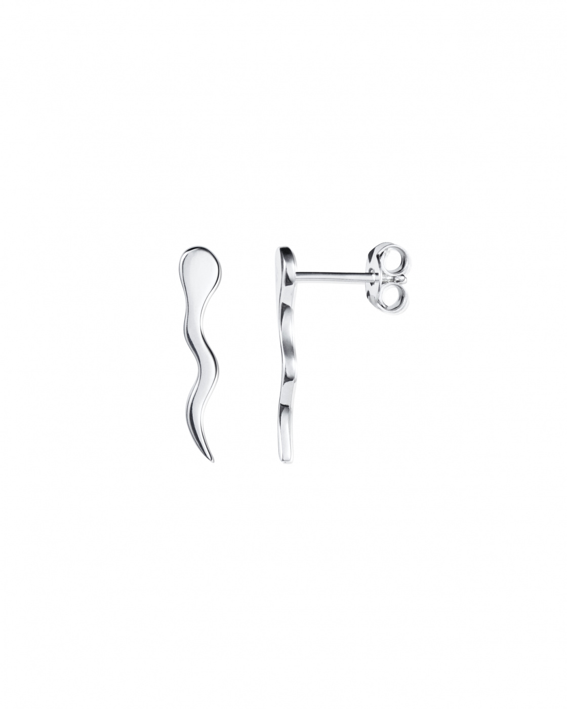 Swimmers Earrings Silver