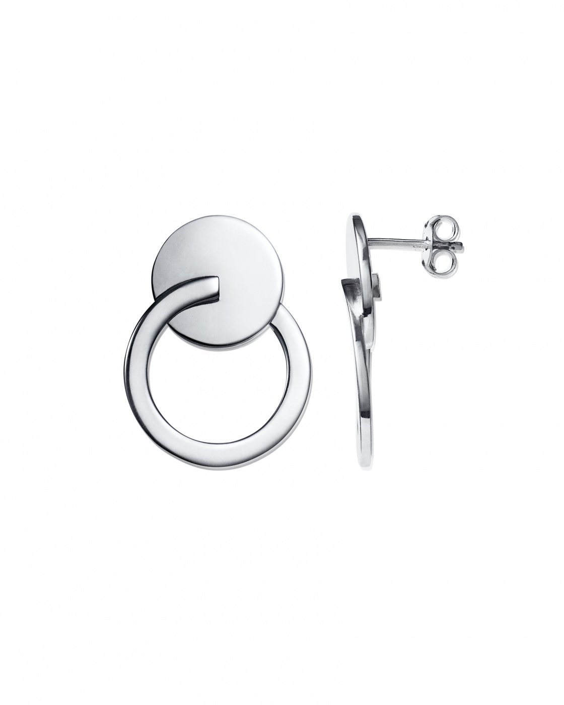 Tubular bell Ear Silver