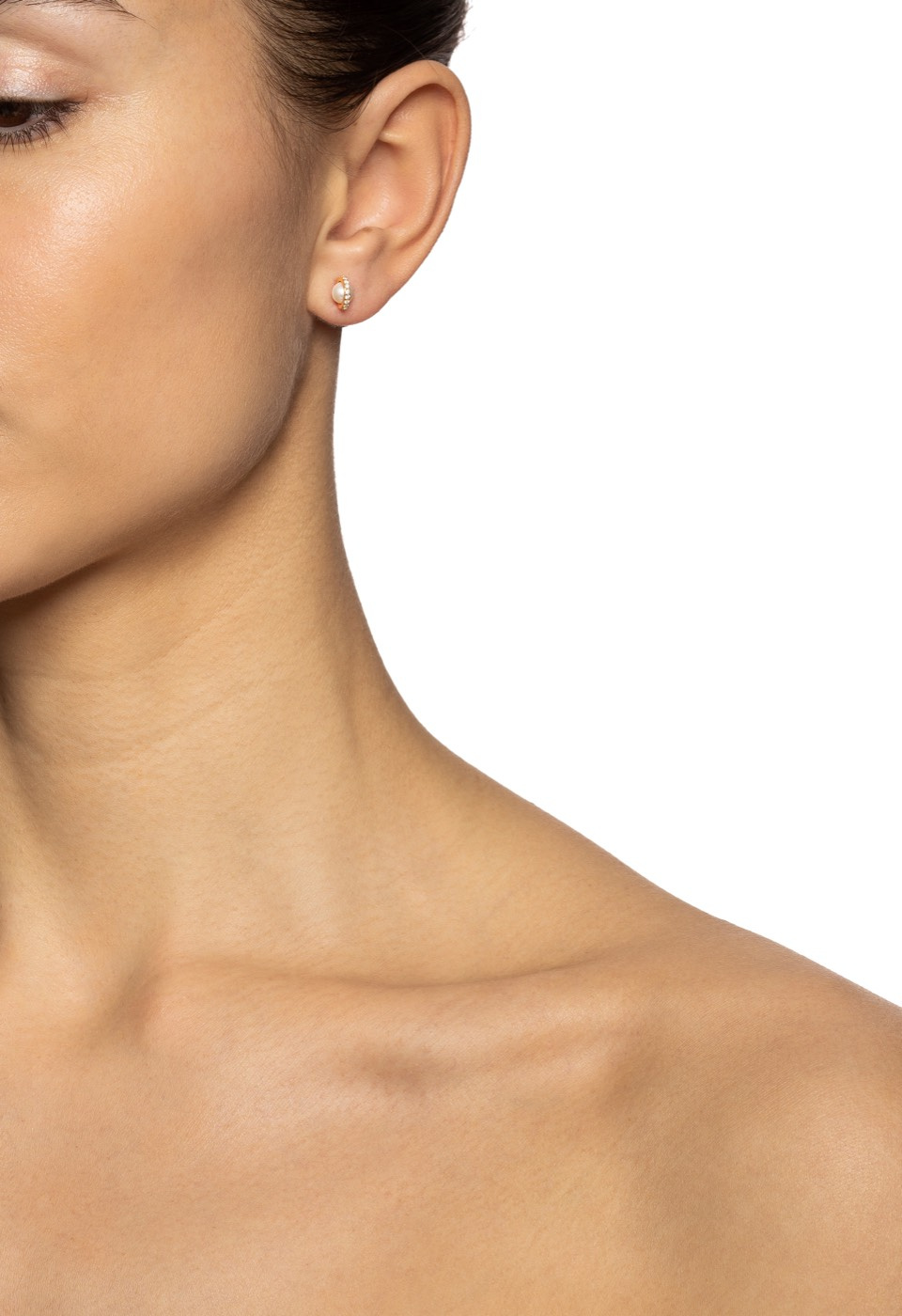 Little Day Pearl & Stars Oorbel goud