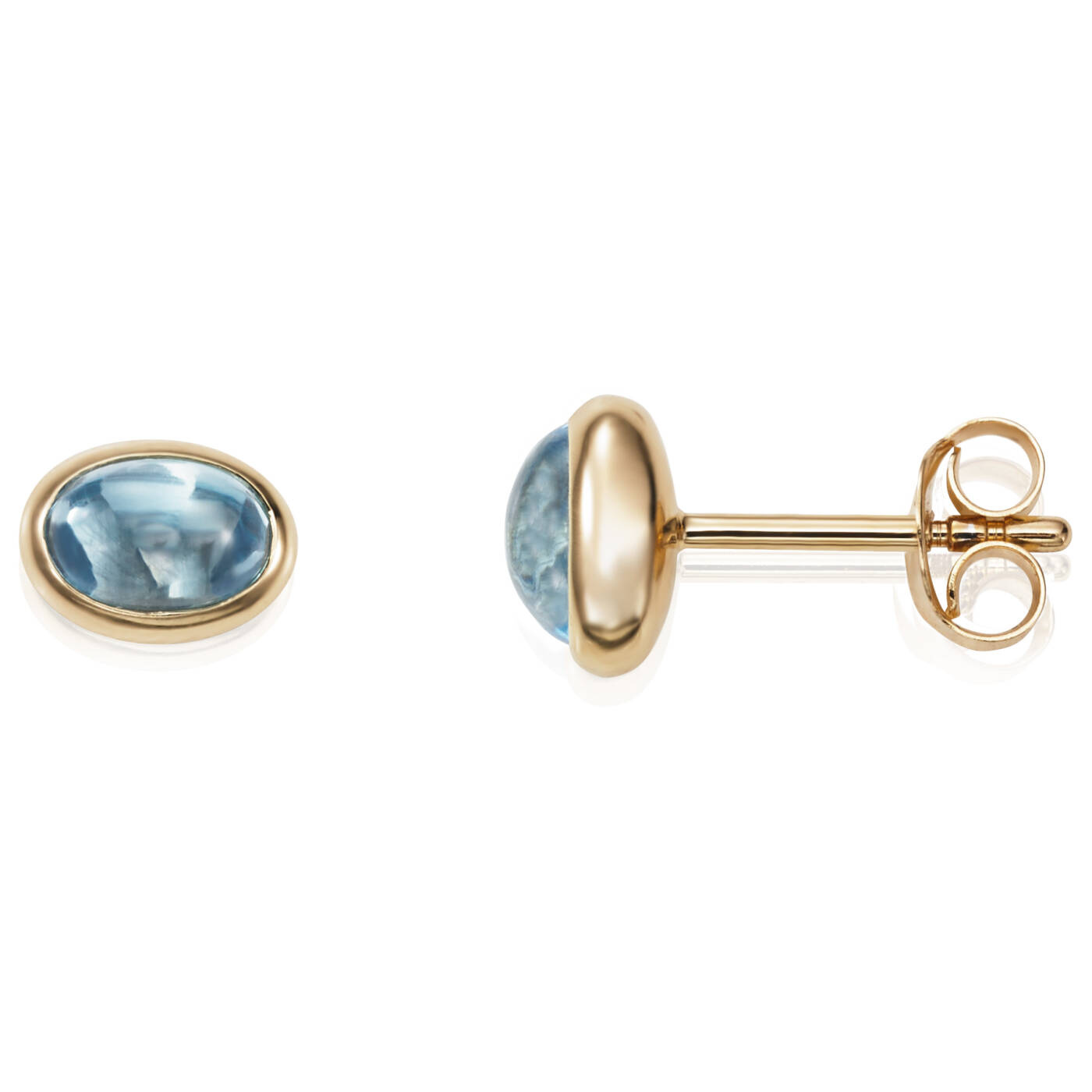 Love Bead - Topaz Oorbel goud