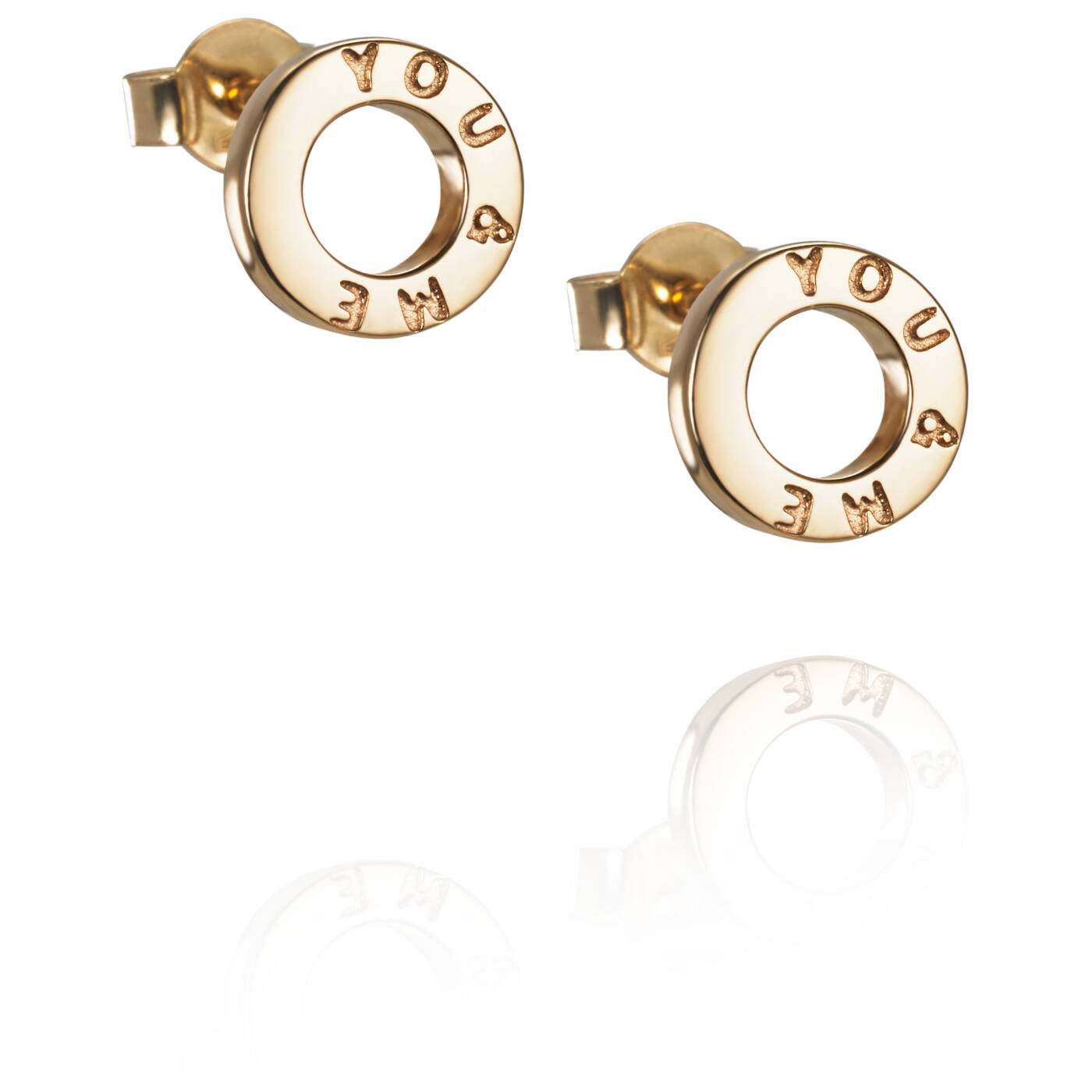 Mini Me You & Me Oorbel goud