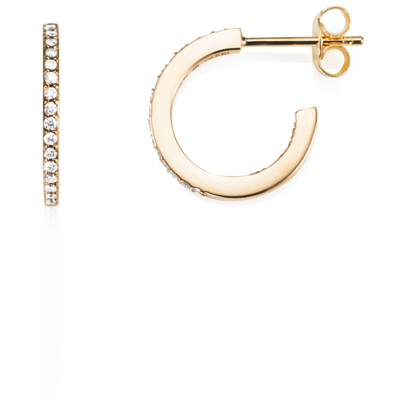 Stars Hoops Oorbel goud