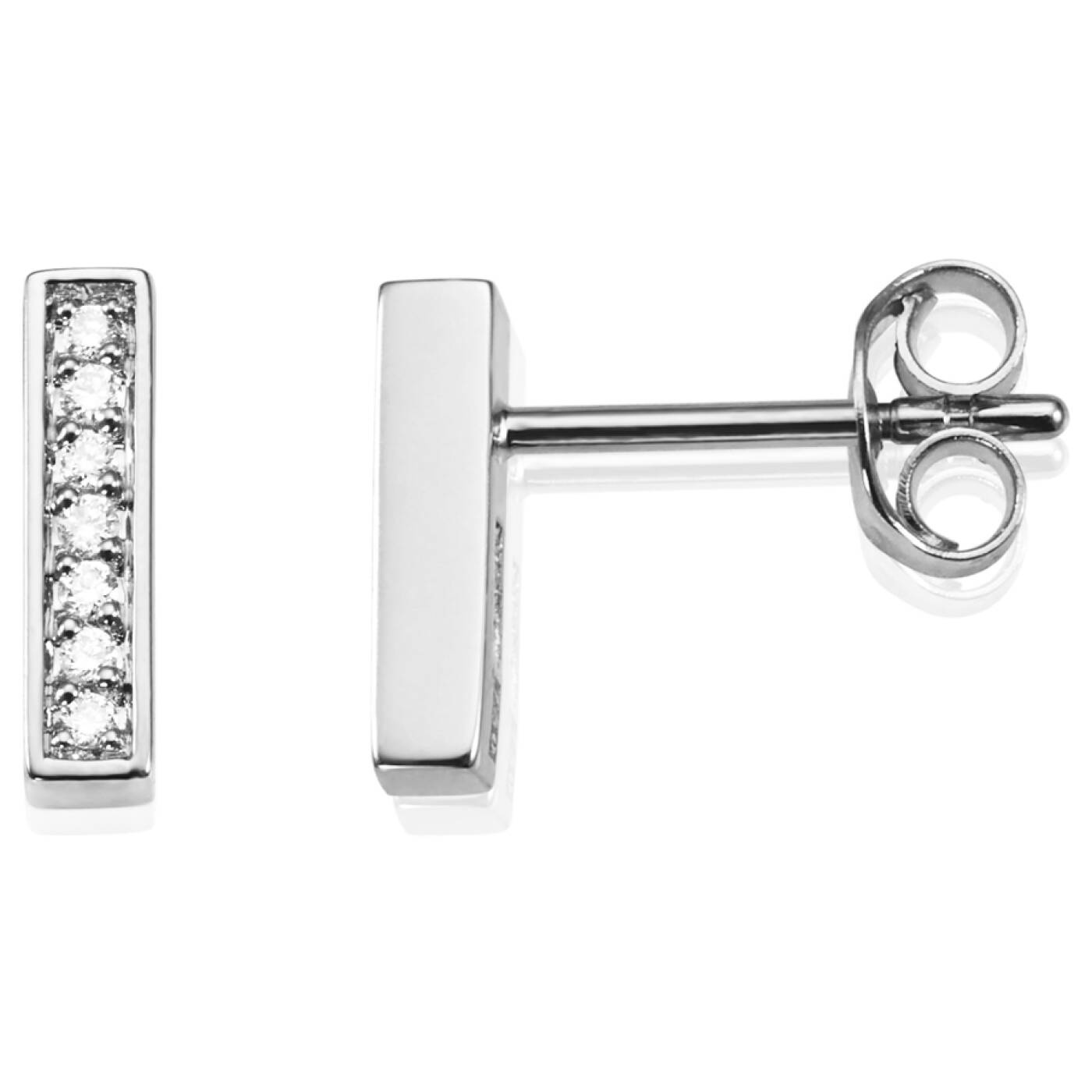 Thin Stars Oorbel Witgoud