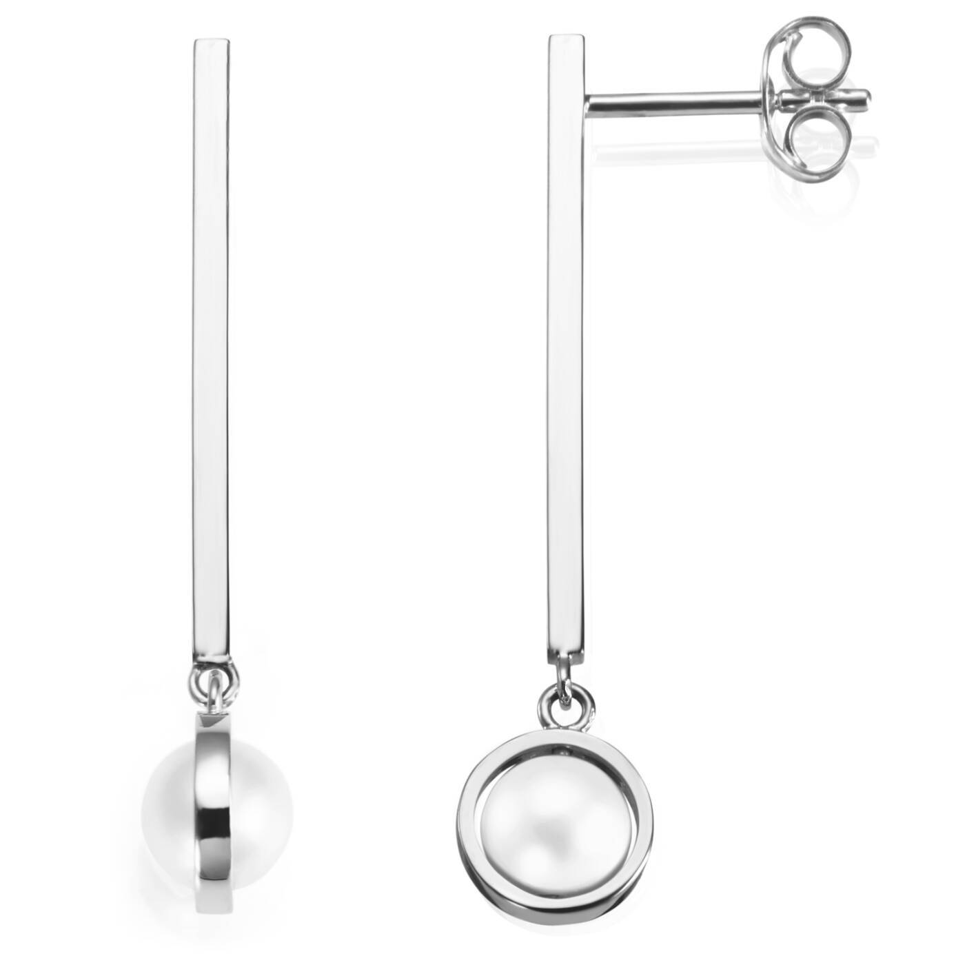 Little Day Pearl Oorbel Witgoud