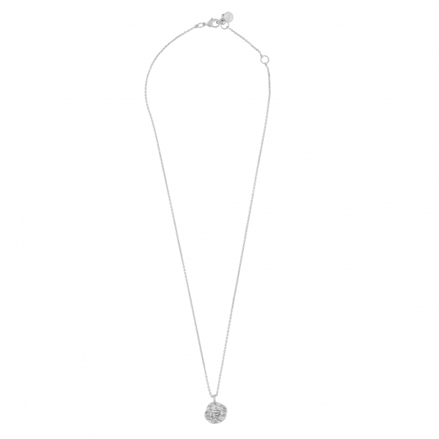 Oz pendant neck 45 plain Zilver-45 cm