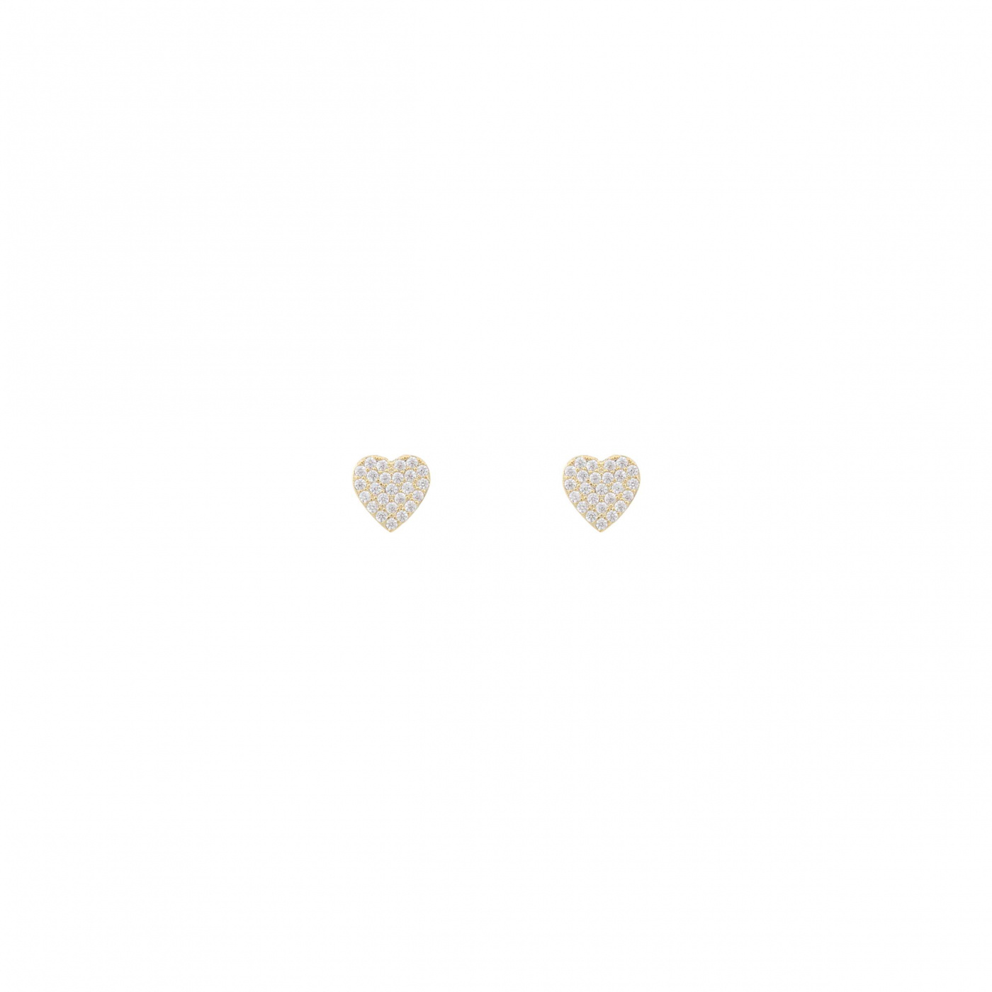 North mini heart ear Gold/clear-Onesize