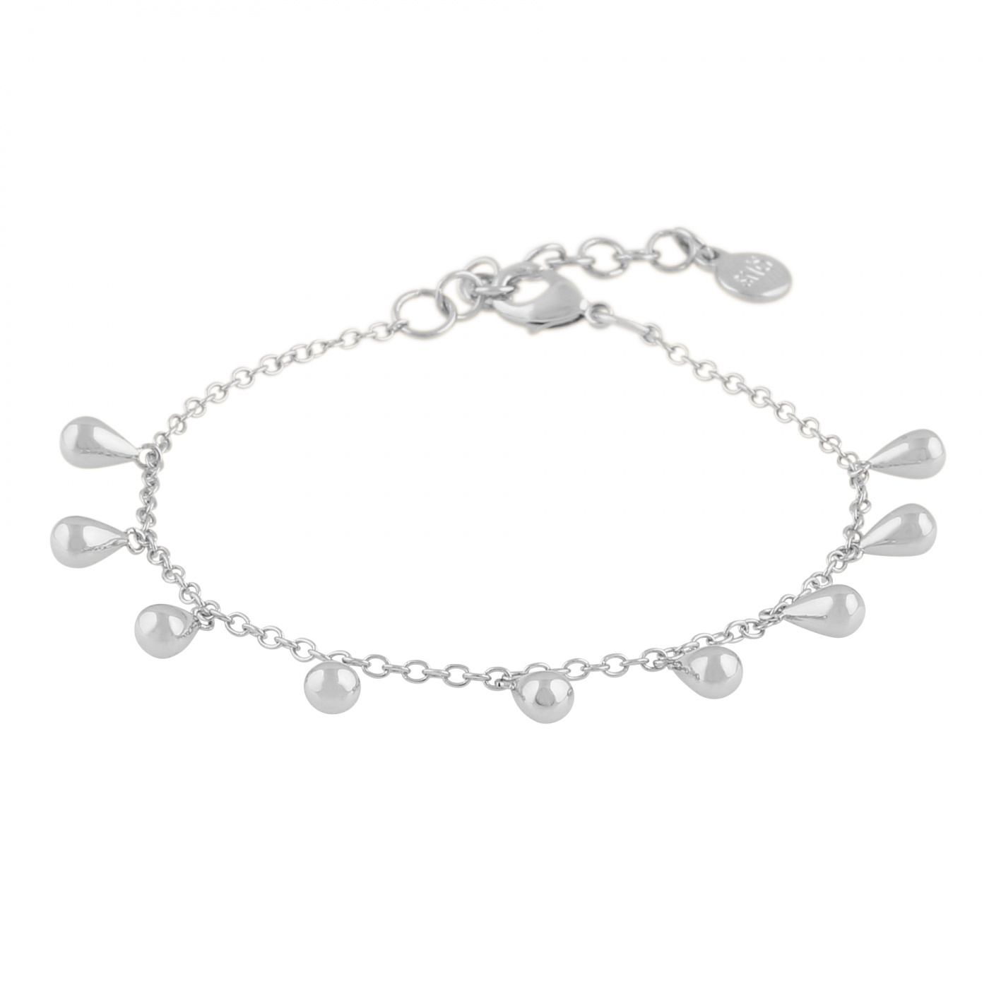 Gina charm brace Zilver