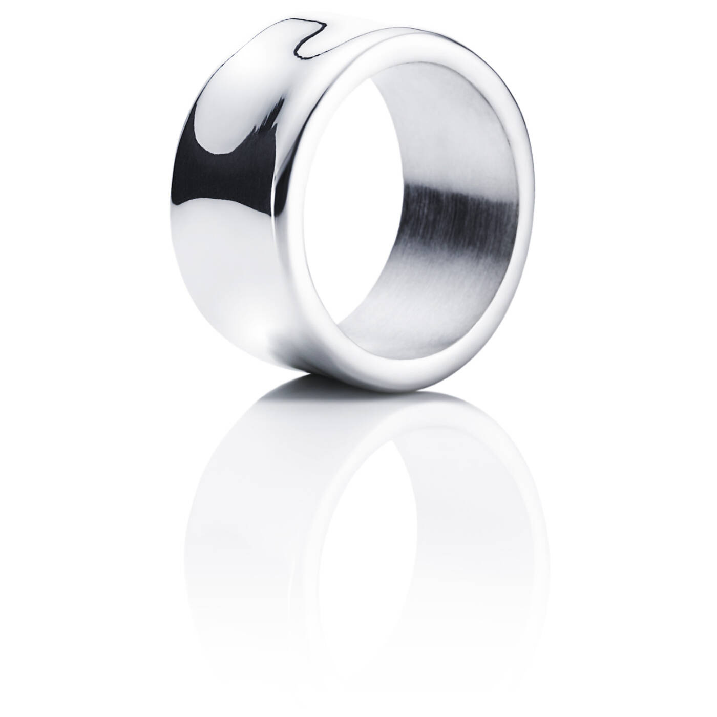 Moonwalk Wide Ring Zilver