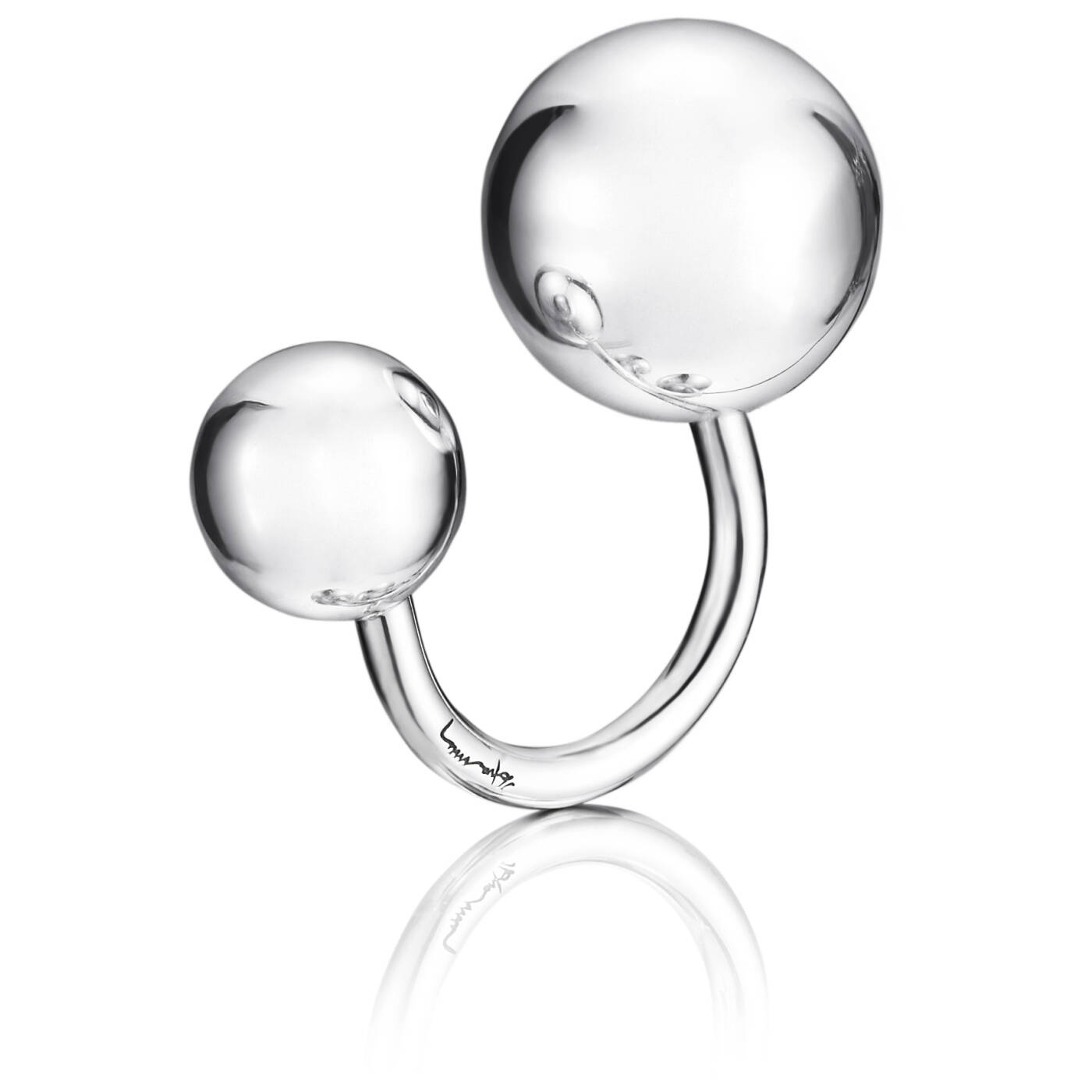 Balls Ring Zilver
