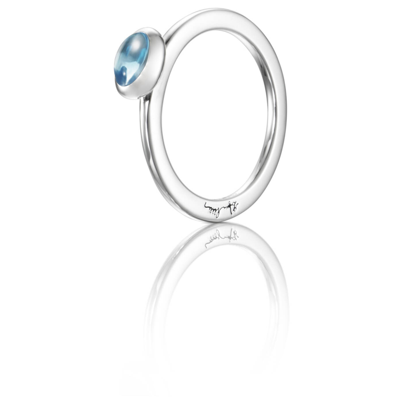 Love Bead Zilver - Topaz Ring Zilver