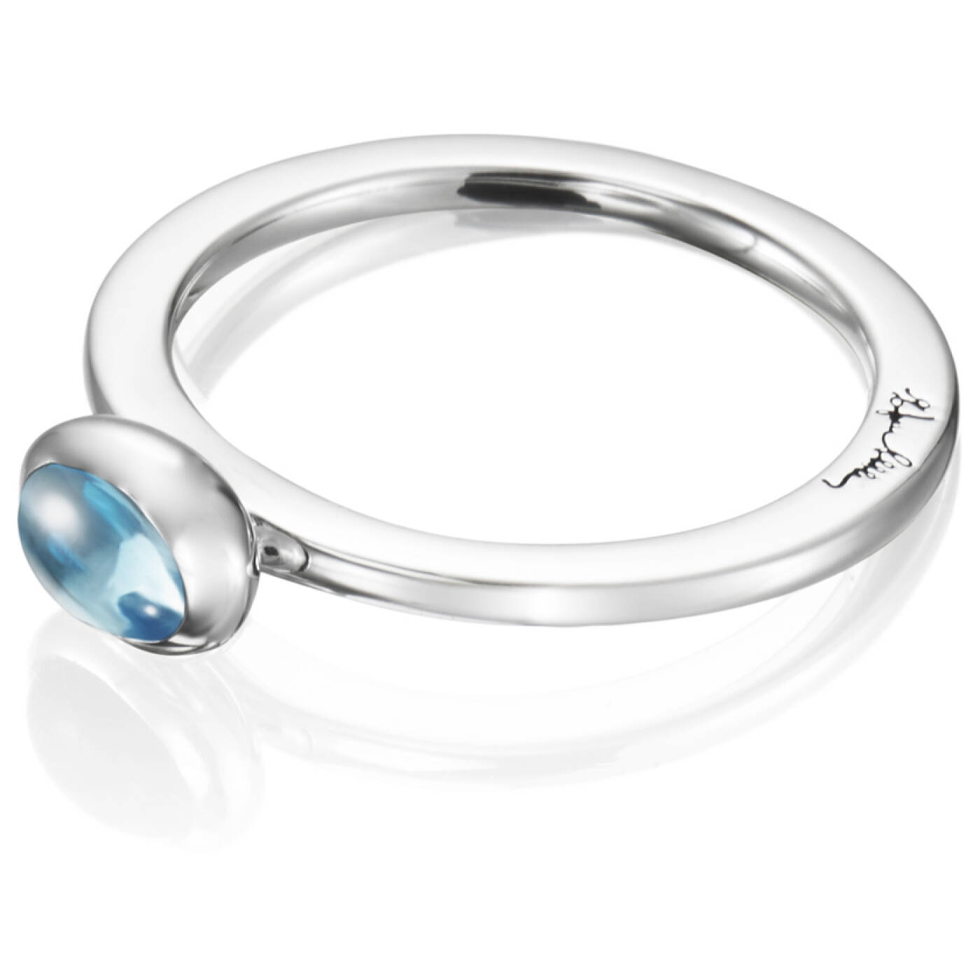 Love Bead Zilver - Topaz Ring Zilver
