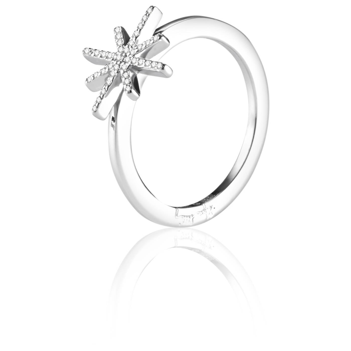 Beam & Stars Ring Zilver