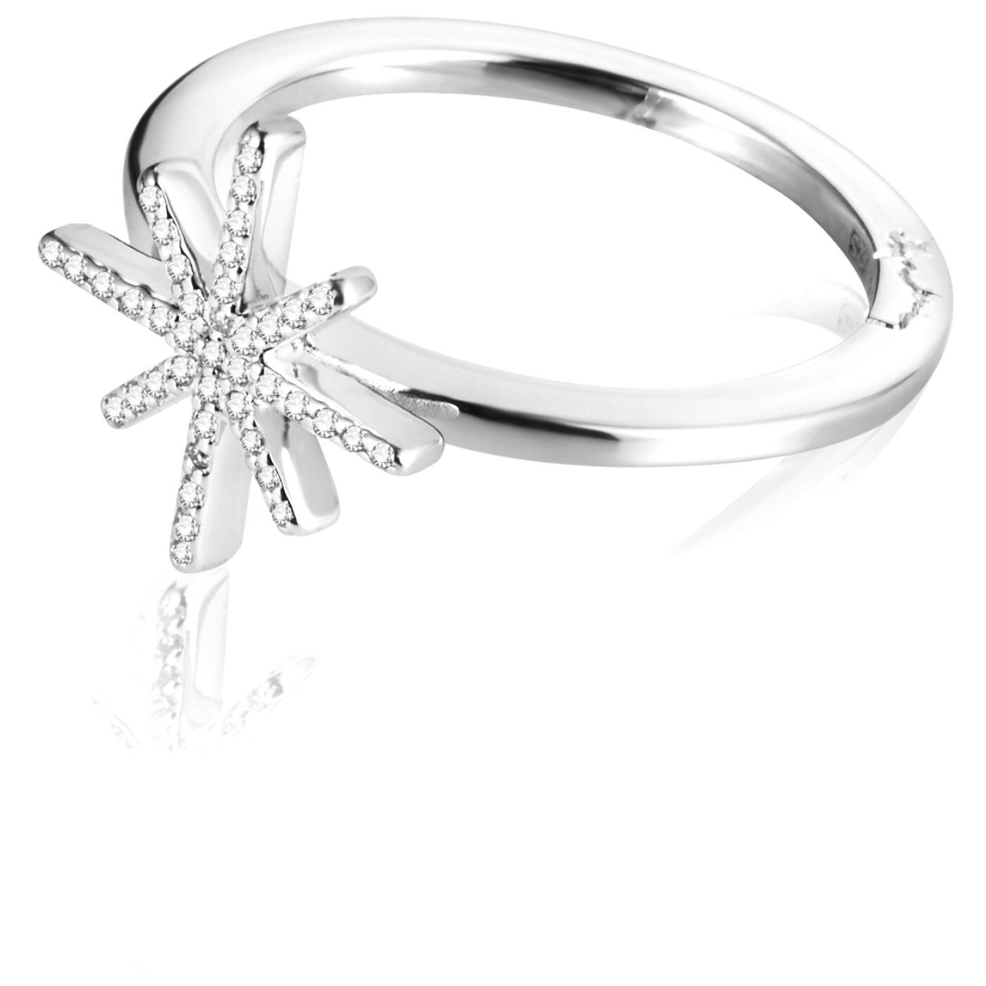 Beam & Stars Ring Zilver