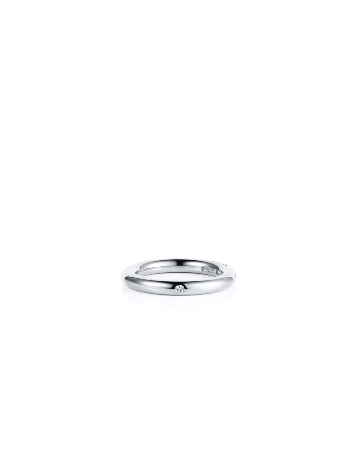 One Love & Stars Thin Ring Zilver