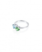 The Sea & I Ring Zilver Green Sapphire/Topaz  The Sea & I Ring Zilver Green Sapphire/Topaz