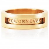 Now Or Never Ring goud