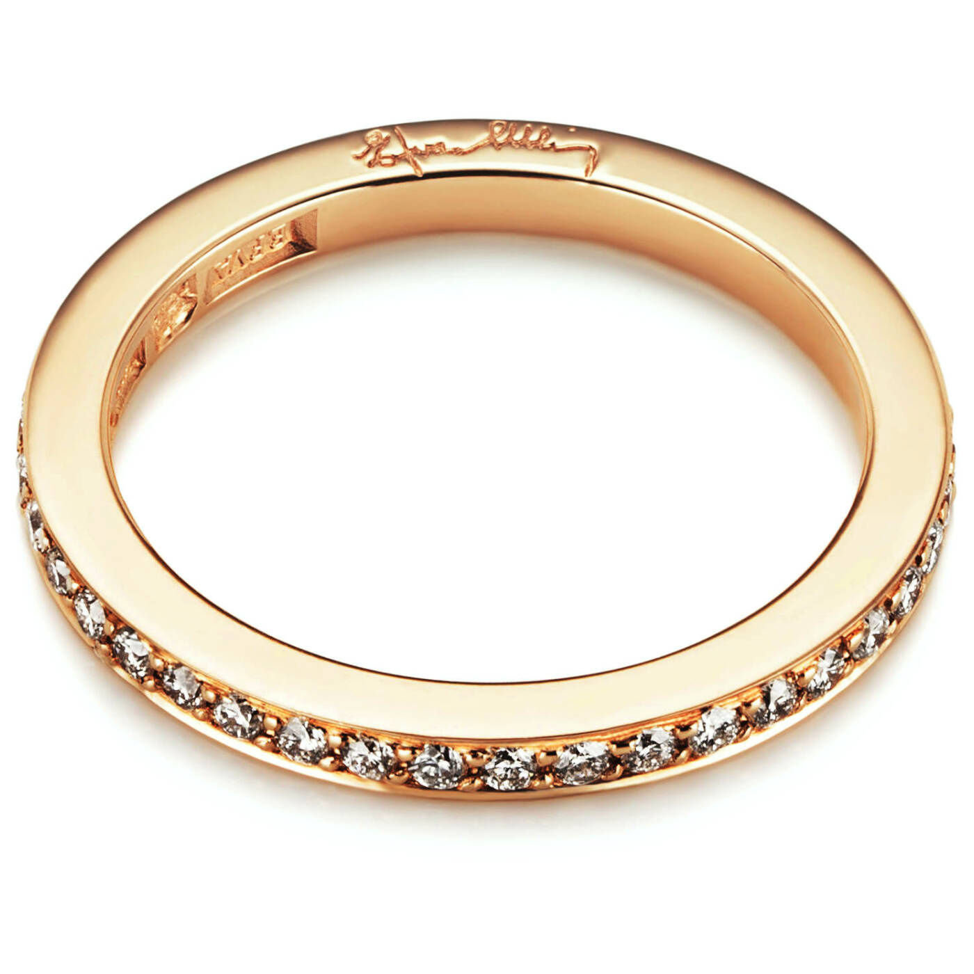 Stars & Signature Thin Ring goud