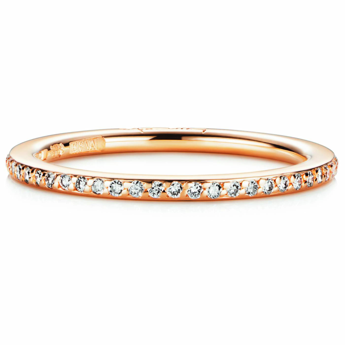 Love Bead & Stars Band Ring goud