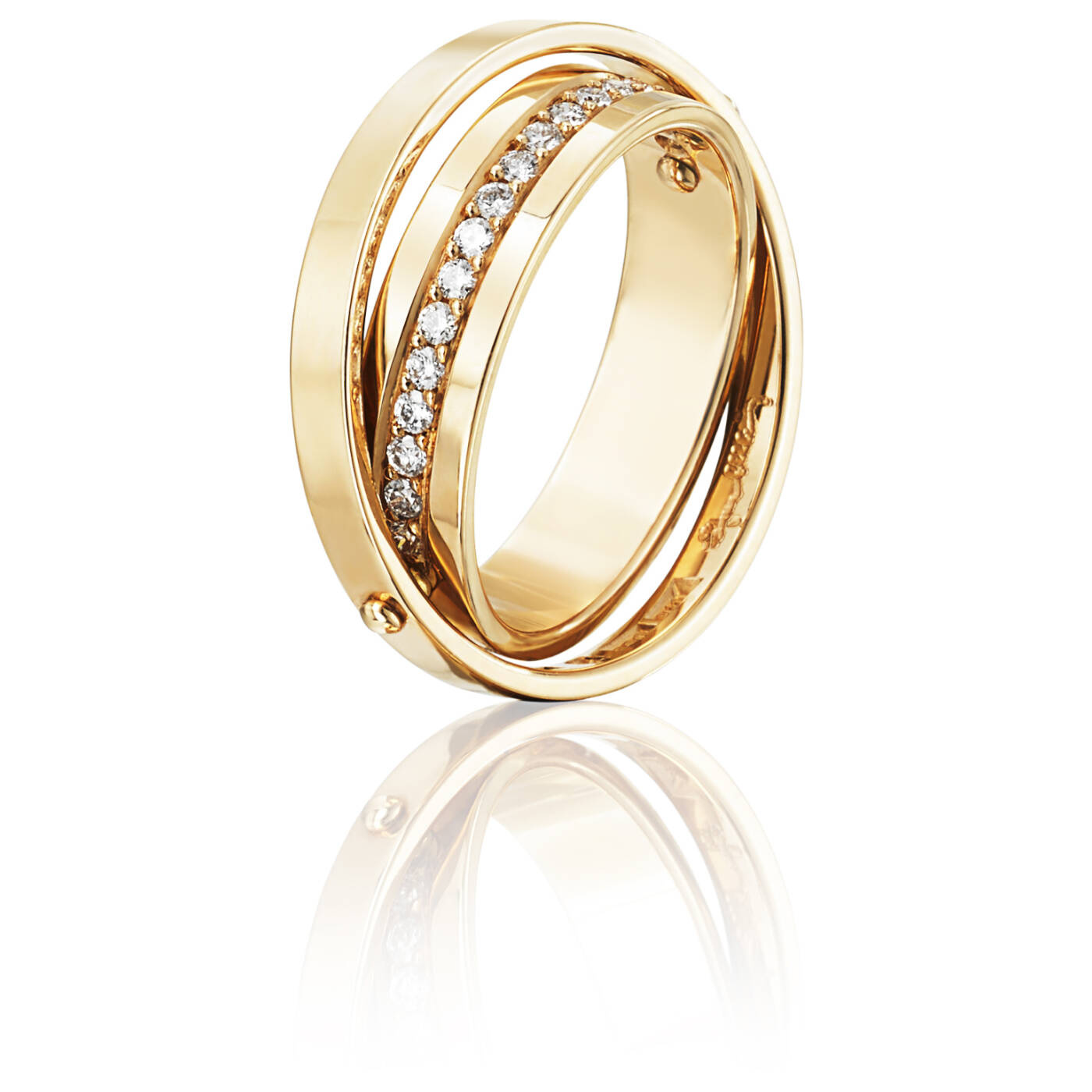 Two Of Us & Stars Ring goud