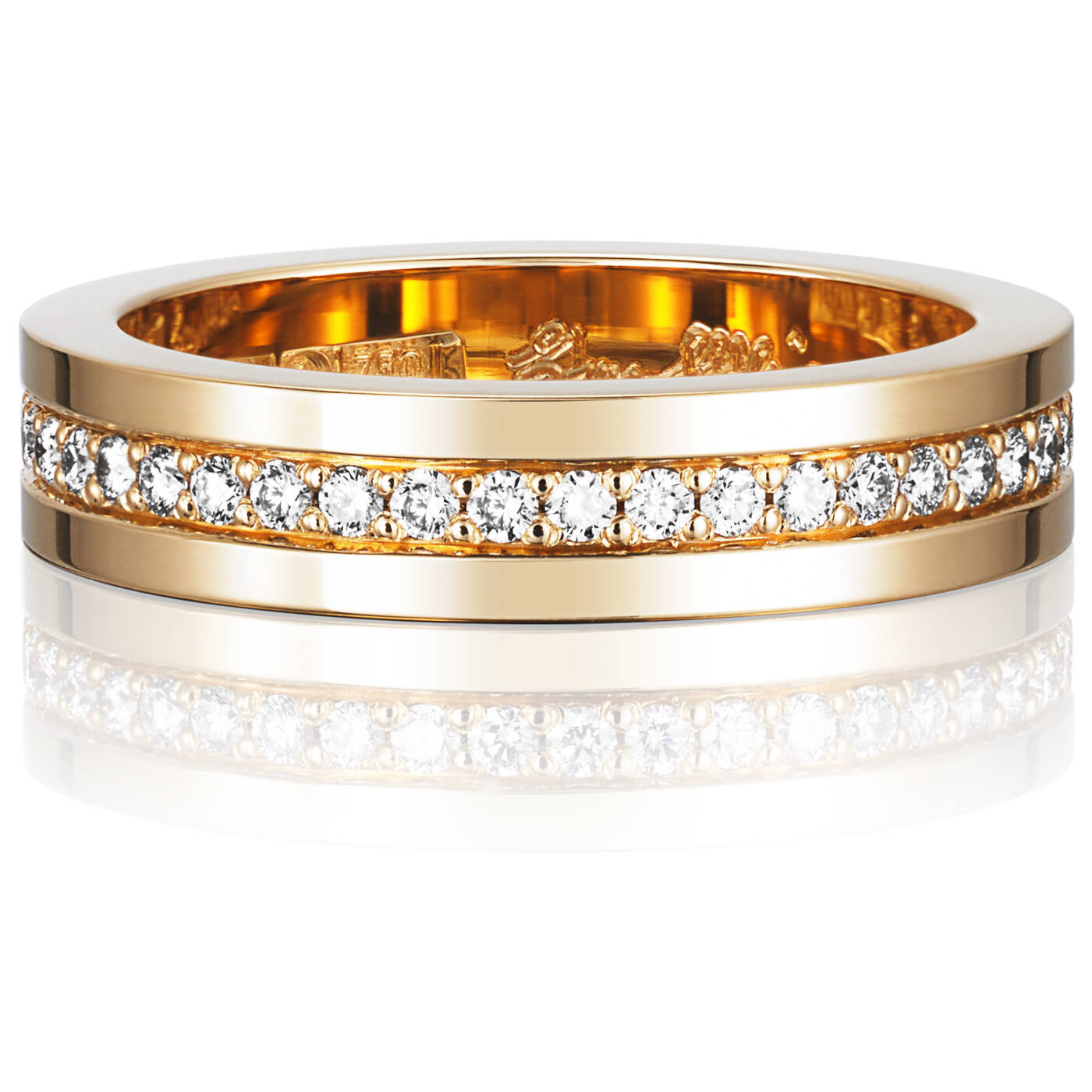 4½ & Stars Ring goud