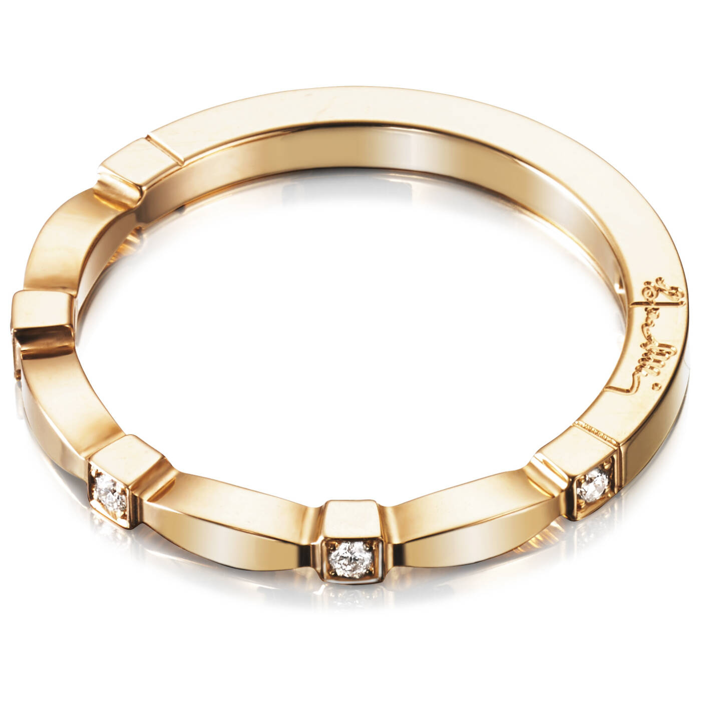 Forget Me Not Thin Ring goud