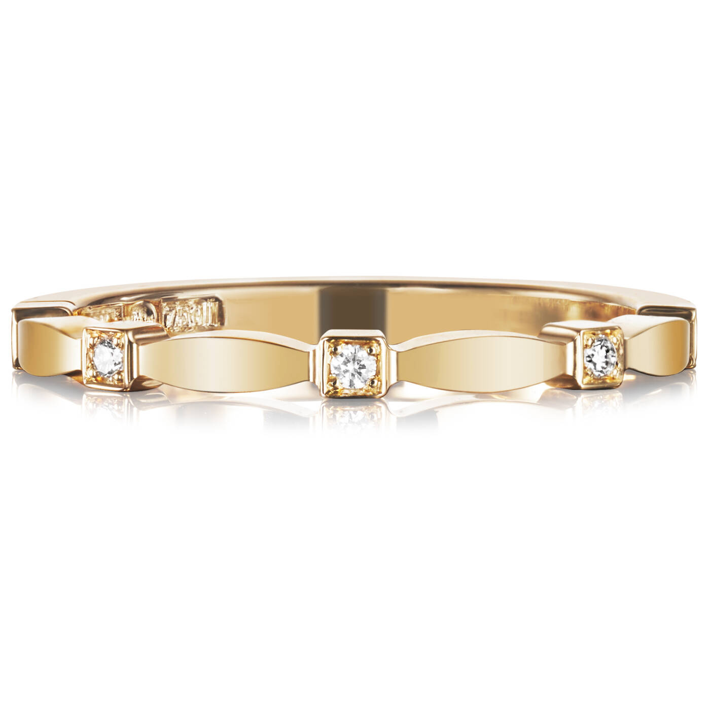 Forget Me Not Thin Ring goud