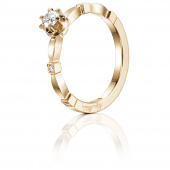 Forget Me Not Star Ring goud