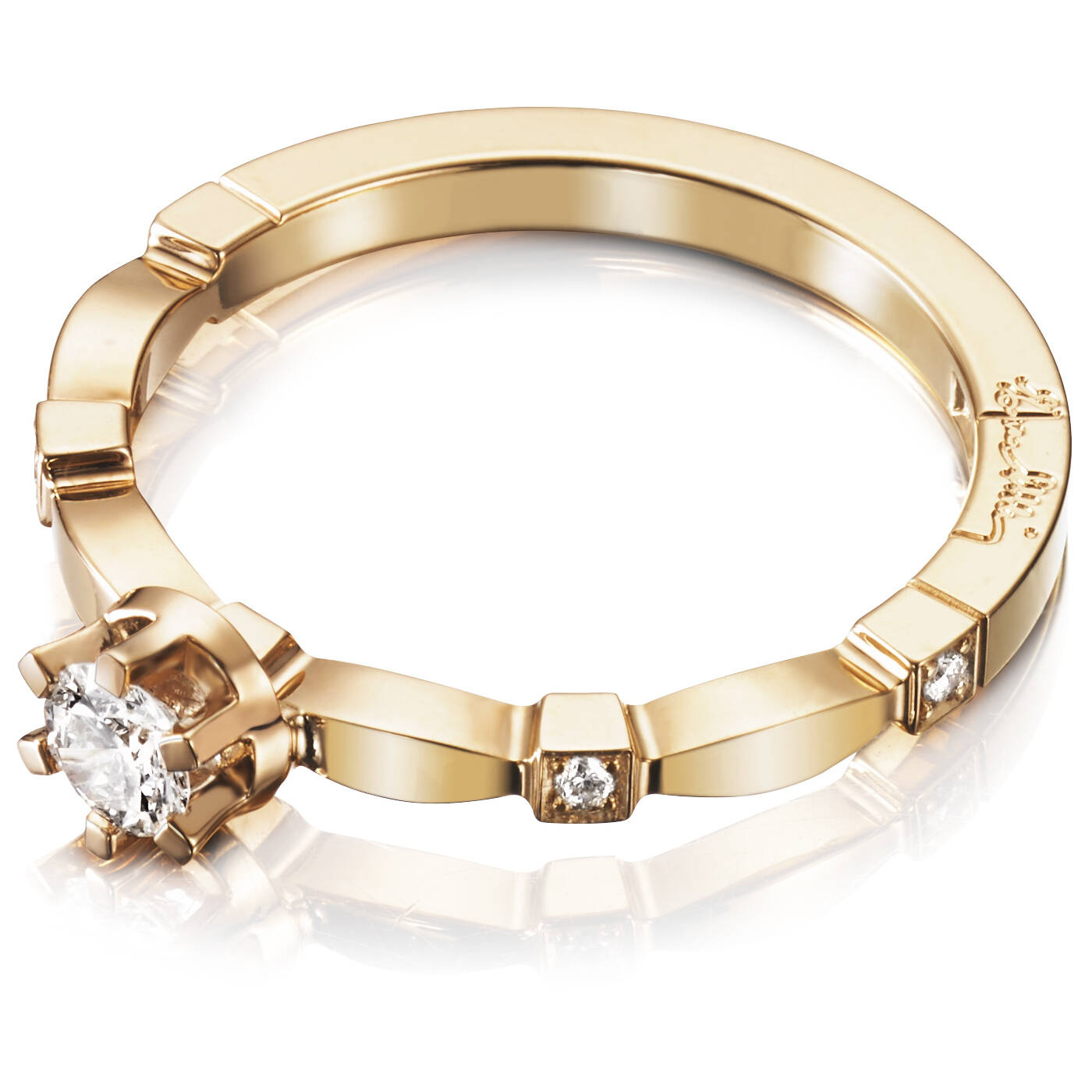 Forget Me Not Star Ring goud