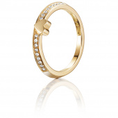 Paramour Love Thin Ring goud