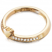Paramour Love Thin Ring goud