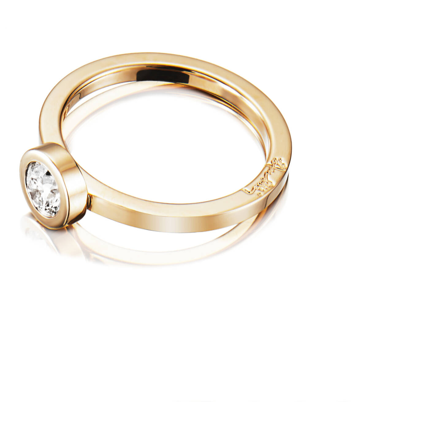 The Wedding Thin 0.40 ct diamant Ring goud