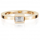 Deco Wedding Ring goud