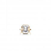 Little Magic Star - Crystal Quartz Ring goud