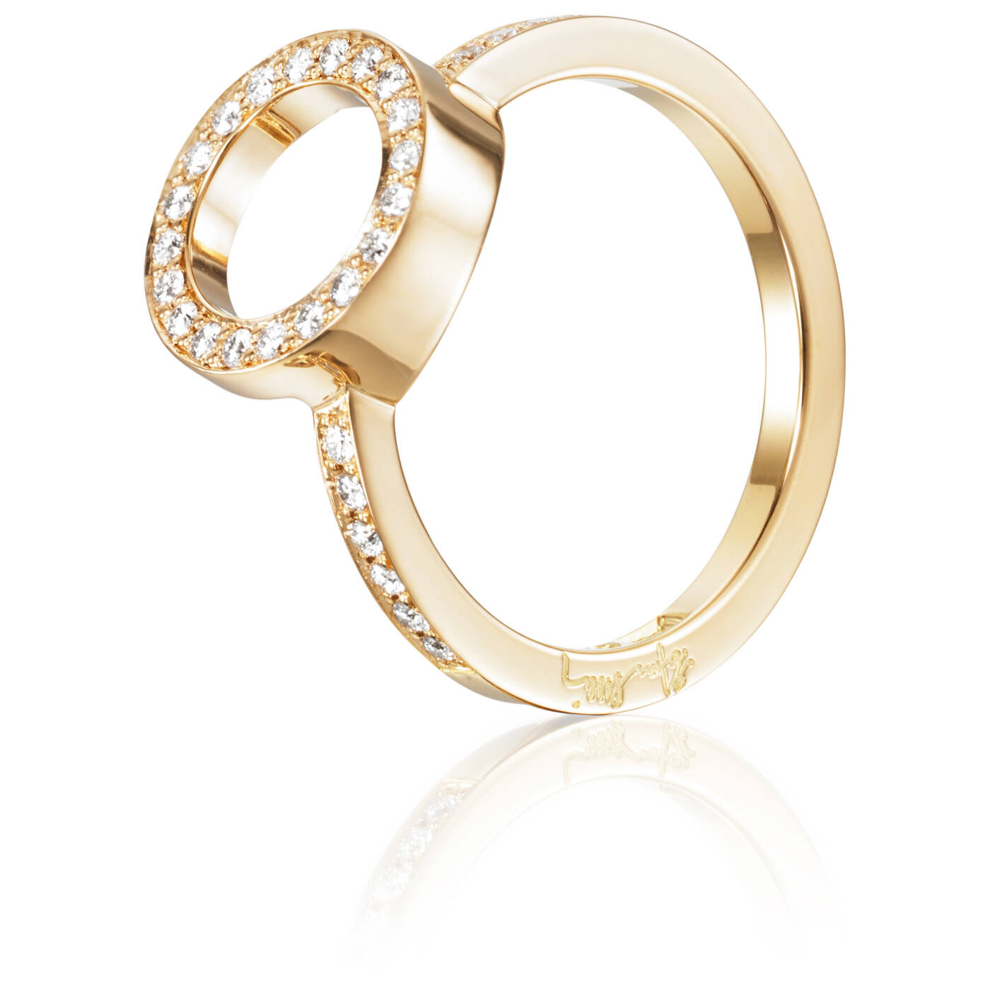 Circle Of Love II Ring goud