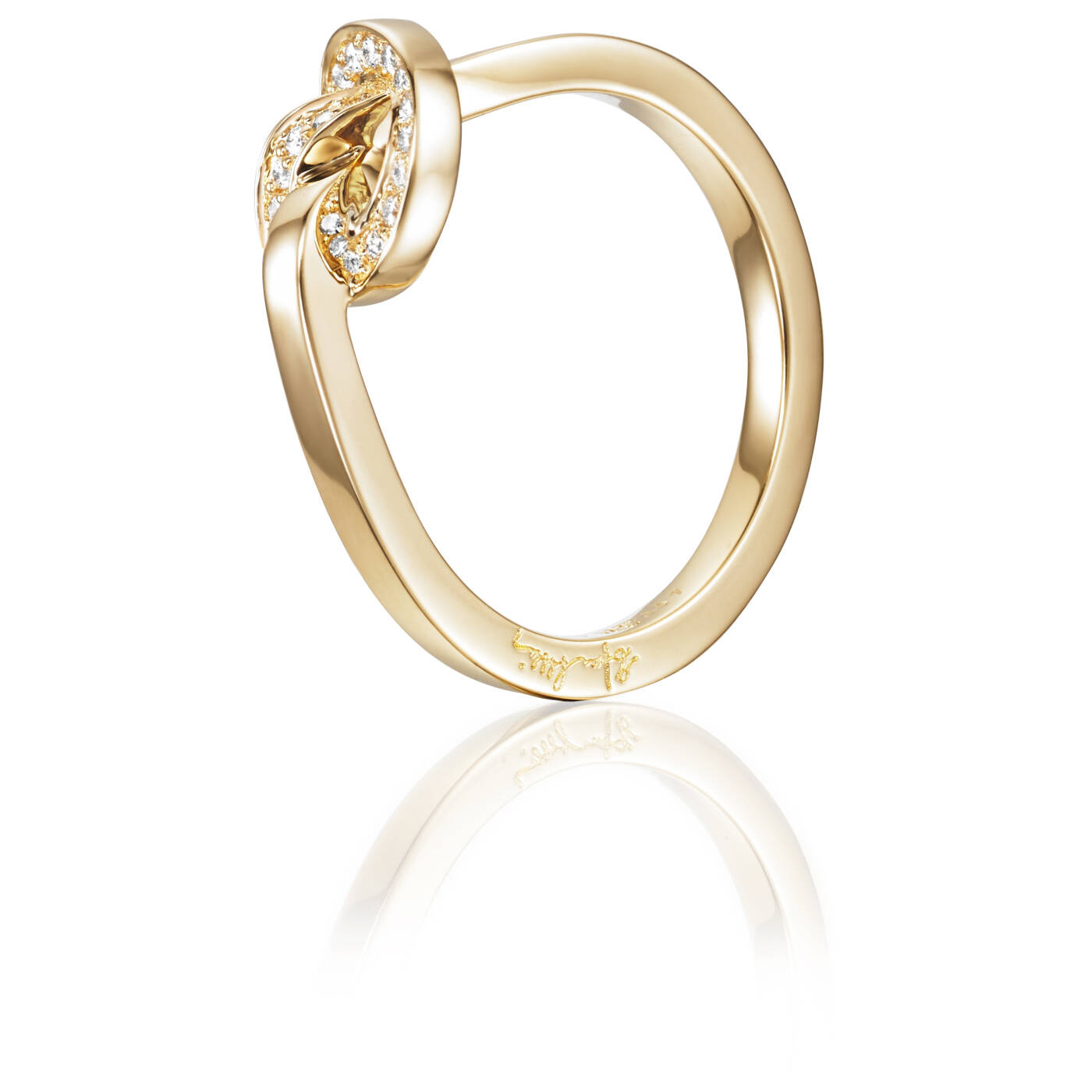 Love Knot & Stars Ring goud
