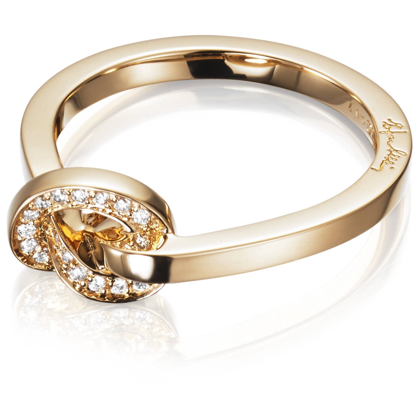 Love Knot & Stars Ring goud