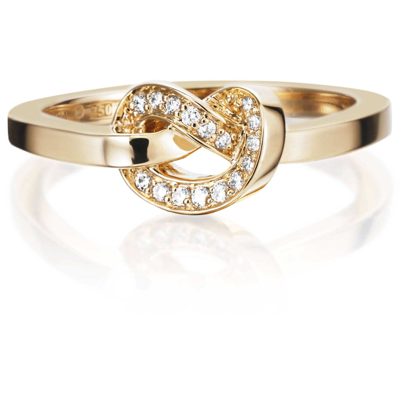 Love Knot & Stars Ring goud